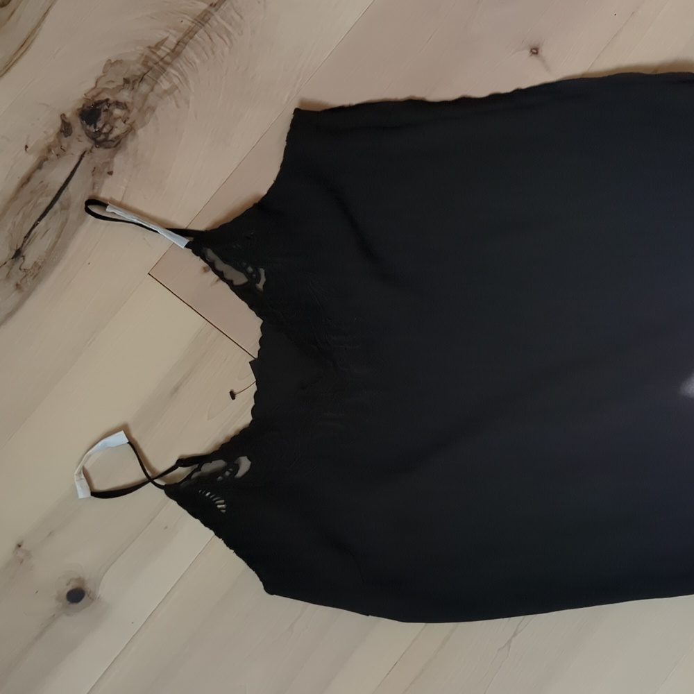 EXPRESS Black Lace Tank top Blouse - Size Small